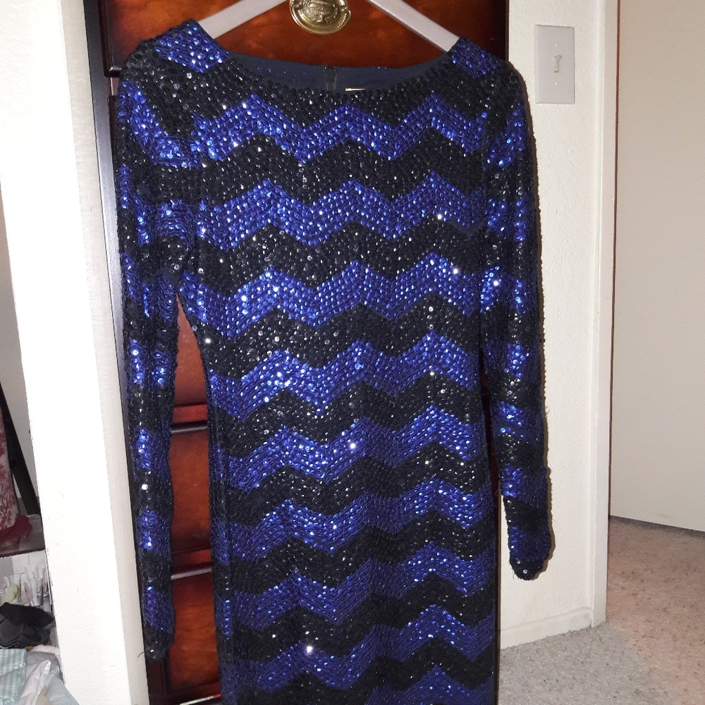 sequins cocktail dress